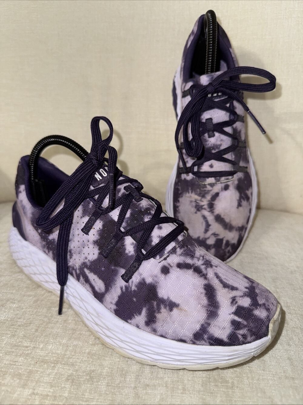 Nobull Ripstop Runner Women 7.5 Men 6 Purple Athletic Running Shoes Sneakers EUC